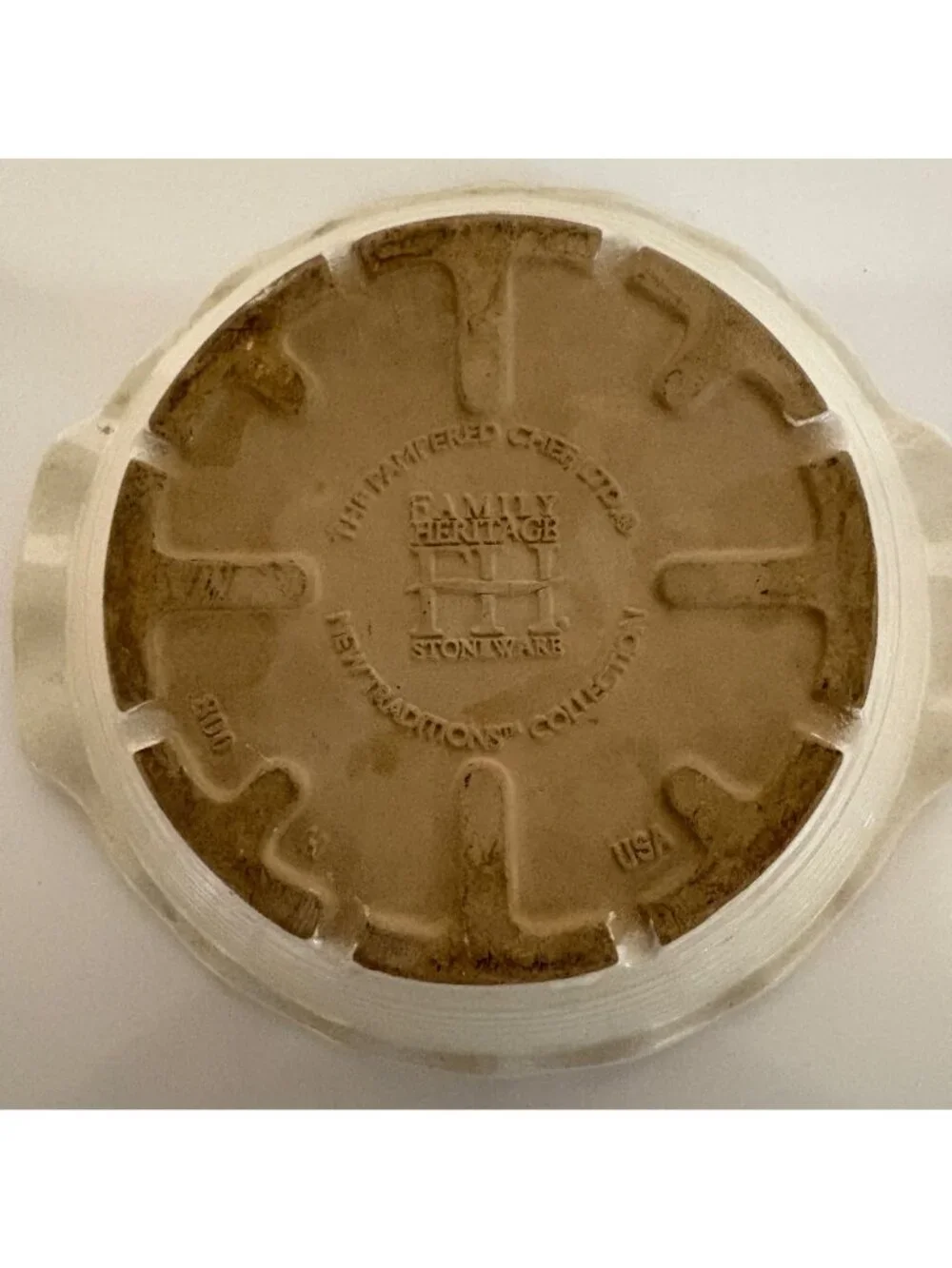 Pampered Chef Family Heritage New Traditions Stoneware Pie Dish 10